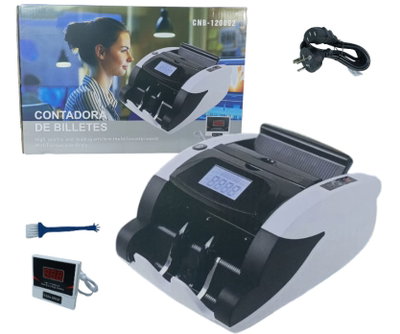 CONTADORA DE BILLETE BLACK CON VISOR