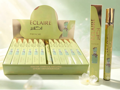 CAJA DE 20 TUBITOS ECLAIRE PISTACHO