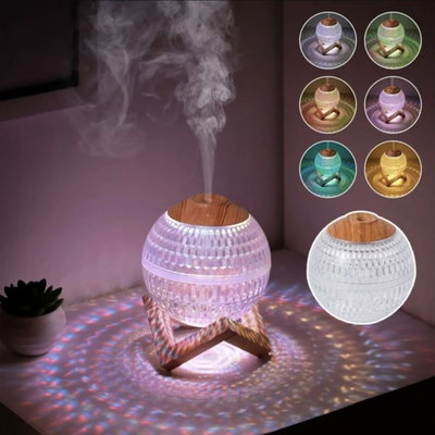 HUMIDIFICADOR VELADOR BOLA CRISTAL
