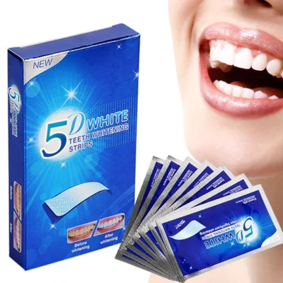 Tiras De Gel Blanqueamiento Y Cuidado Dental Pack X7