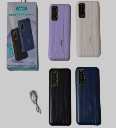 CARGADOR PORTATIL POWER BANK 20000MAH