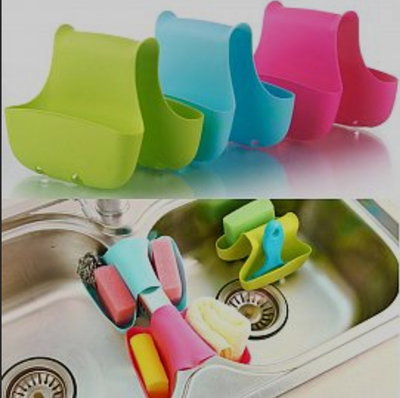 PORTA ESPONJA SILICONA DOBLE BACHA X 3PCS