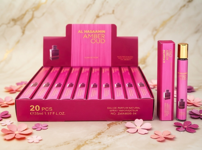 CAJA DE 20 TUBITOS AL HARAMAIN FUCSIA