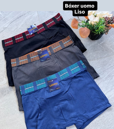 Docena de boxer Uomo liso