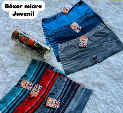 Docena de boxer microfibra juvenil