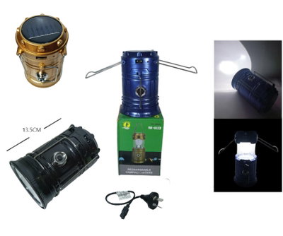 LINTERNA CAMPING FAROL SOLAR RECARGABLE