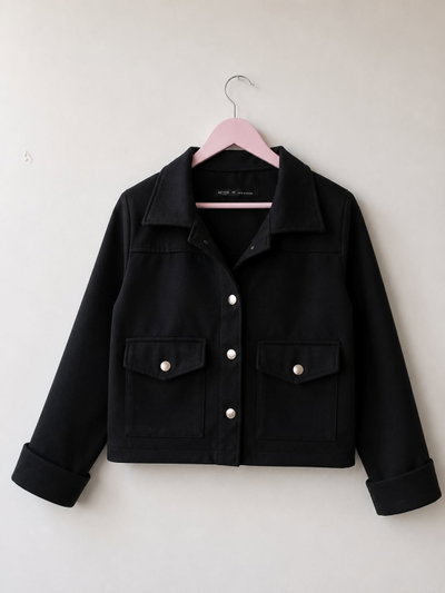 Campera cargo paño dama