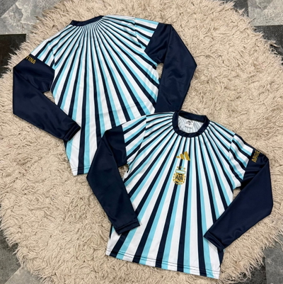 Camiseta manga larga sublimado Argentina niños