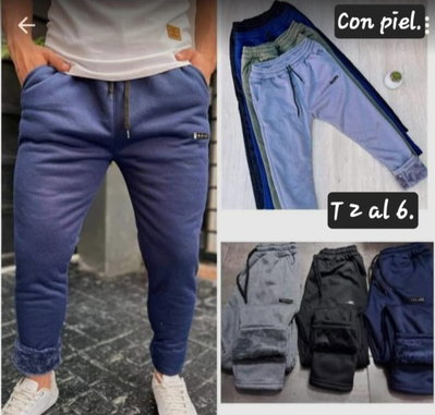 Joggin con piel de hombre