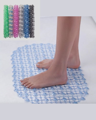 ALFOMBRA DE BAÑO ANTIDESLIZANTE PVC COLORES