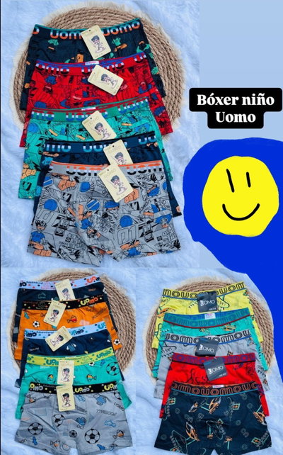 Docena de boxer de niño uomo estampado 