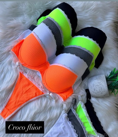 Docena de conjuntos choco fluor
