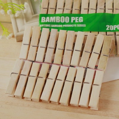 BROCHE PARA ROPA DE BAMBU X60PCS 7CM