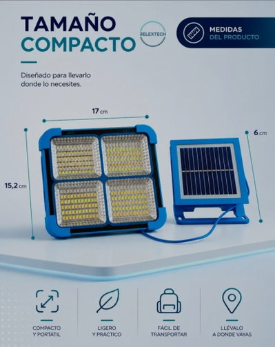 REFLECTOR LED SOLAR LAMBO TECH C-25121 50w