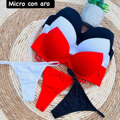 Docena de conjuntos micro con aro art820