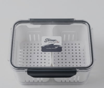 TUPPER C/DOBLE CESTA 22X15X8CM