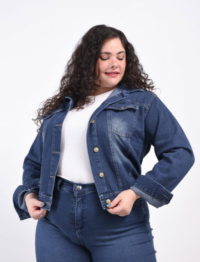 Campera clásica azul 