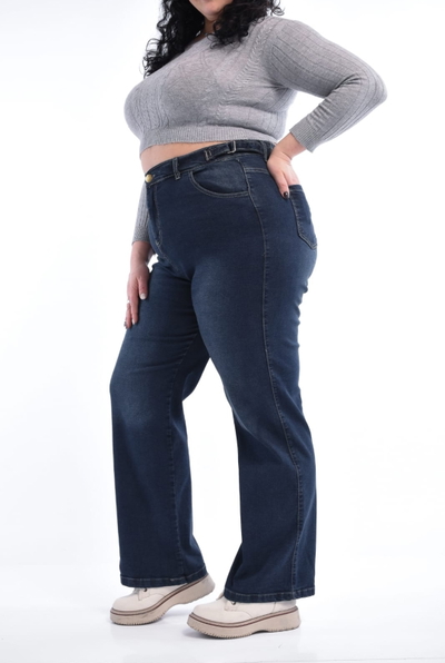 Pantalón Wide leg óxido con regulador