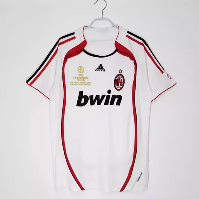 Camiseta Retro Milan Blanca 2006