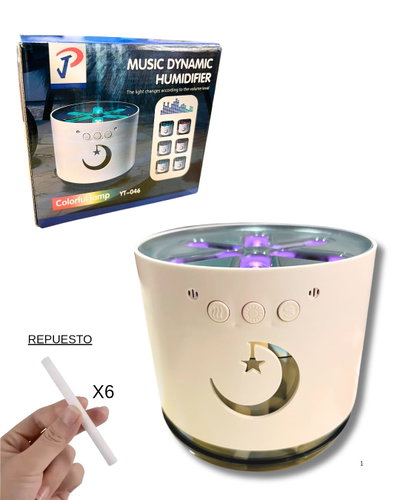 HUMIDIFICADOR LUZ RGB CONTROL POR VOZ