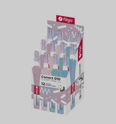 LAPIZ CORRECTOR 010 PASTEL FILGO X12PCS