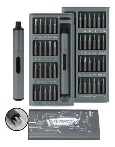 DESTORNILLADOR ELECTRICO DE PRECISION 49 EN 1
