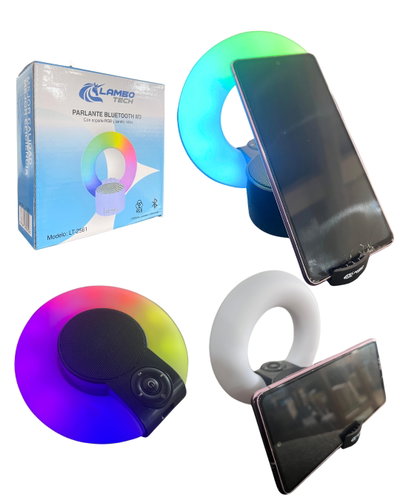 PARLANTE BT M3 RGB C/ SOPORTE LAMBO TECH