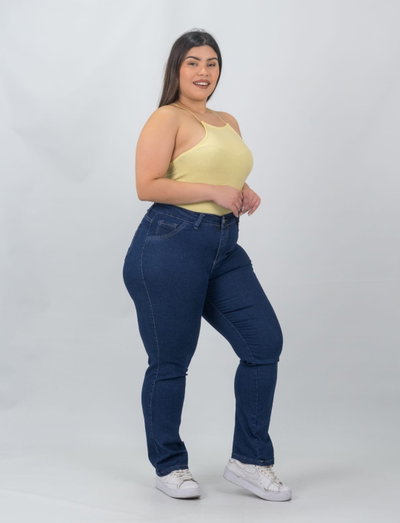 Jean especial recto clásico azul 
