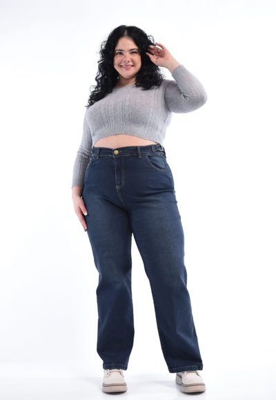 Pantalón Wide leg óxido con regulador