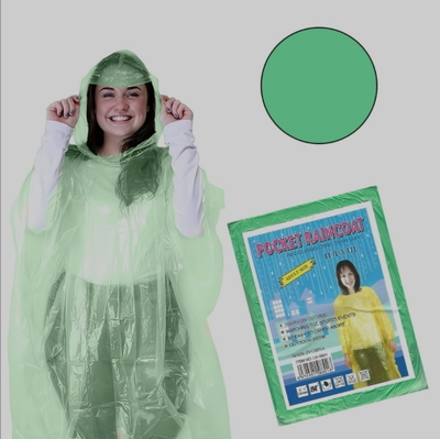 PILOTO LLUVIA DESCARTABLE ADULTO x 12PCS