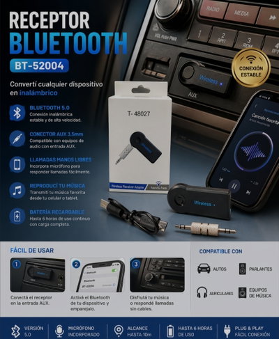 RECEPTOR BLUETOOTH