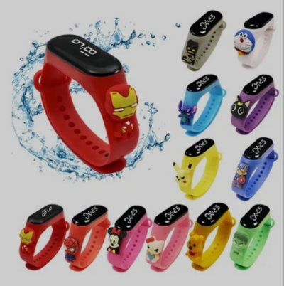 RELOJ MINI PERSONAJES X6PCS