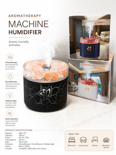 HUMIDIFICADOR CON PIEDRAS SAL HIMALAYA