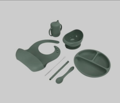 SET DE ALIMENTACION PARA BEBÉ SILICONA