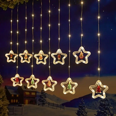 LUZ LED CORTINA DE ESTRELLA