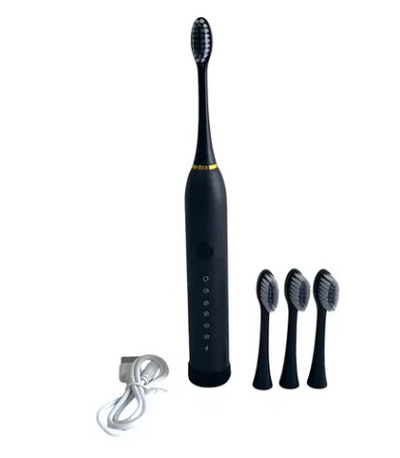 CEPILLO DE DIENTES RECARGABLE (NEGRO/BLANCO)
