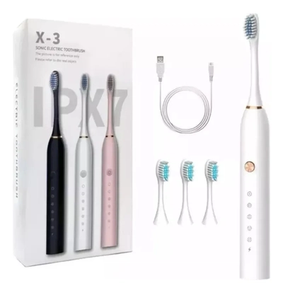 CEPILLO DE DIENTES RECARGABLE (NEGRO/BLANCO)