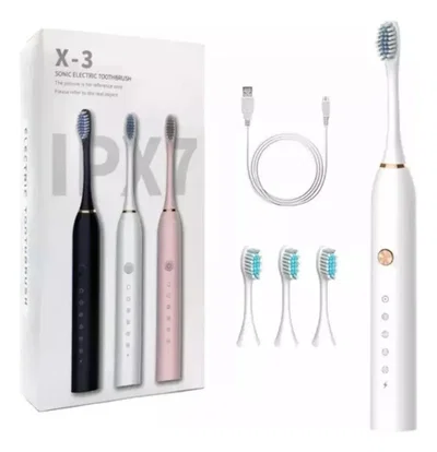 CEPILLO DE DIENTES X 3 CABEZALES RECARGABLE