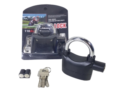 CANDADO CON ALARMA ALUMINIO