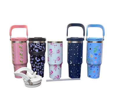 VASO TERMICO MANIJA DOBLE PICO 900ML DISEÑO