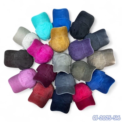 DOCENA SURTIDA GORRA LISA VINTAGE GABARDINA
