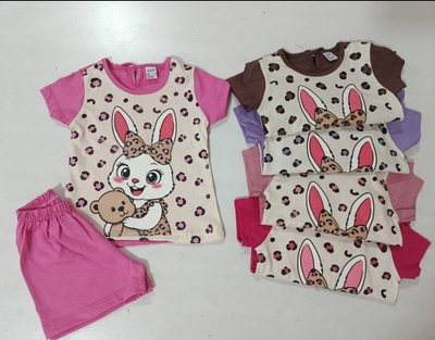 Pack de 5 conjuntos bebé conejita