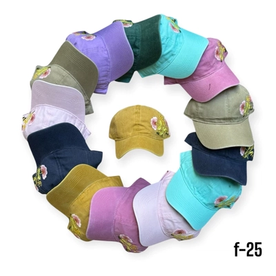 PACK X 6 - GORRA VINTAGE BORDADO FLOR