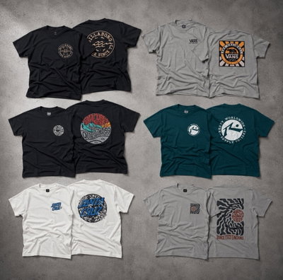 Pack 5 remeras surtidas Algodón
