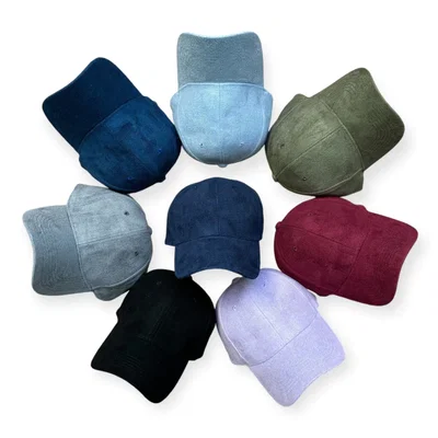 DOCENA SURTIDA GORRA LISA GAMUSA 