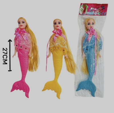 Muñeca sirena Surtido x 3pcs
