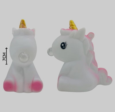 Squishy Unicornio Con Chicle Globo x3pcs