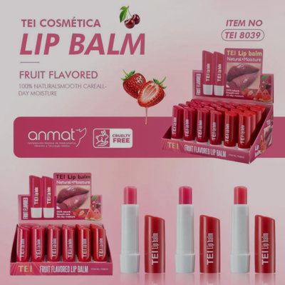 LIP BALM TEI  COLOR X 3PCS
