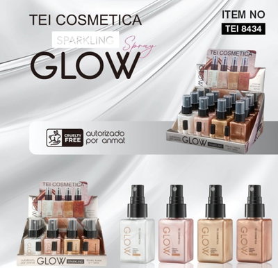 ILUMINADOR SPRAY GLOW TEI X 3pcs