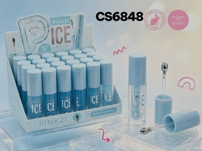 LIP GLOSS ICE PINK21 X2PCS